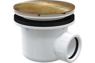 Сифон для душевого поддона AlcaPlast бронза-antic A49ANTIC